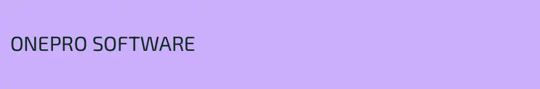 ONEPRO SOFTWARE